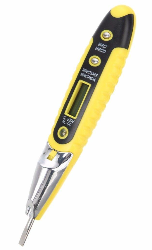 Creion de Tensiune, Tester Voltaj 12-250V, cu LCD